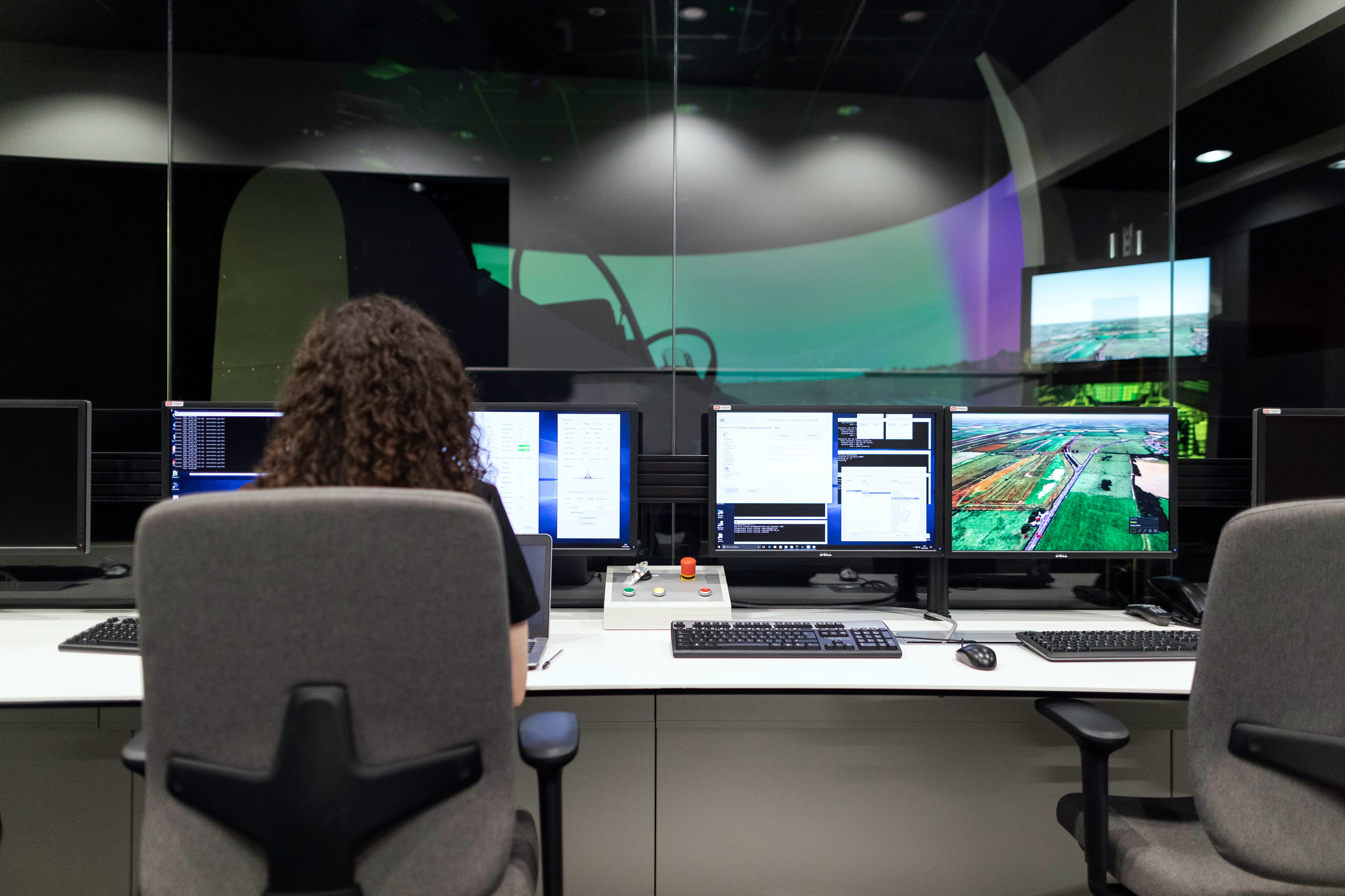 Multi-monitor engineering workstation